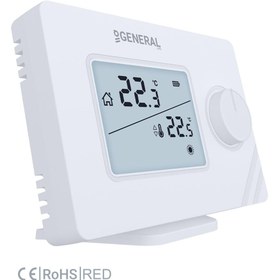 Resim GENERAL Life Mitra HT250 RF Kablosuz Oda Termostatı - Beyaz 