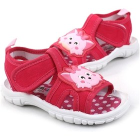 Resim Gezer Kids 00204 Günlük Kız Çocuk Sandalet Fuşya 