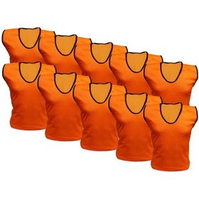 Resim FOREAK Turuncu 10 Adet Fileli Lüks Antrenman Yeleği Çocuk Çok Renkli 