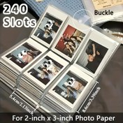 Resim 3 İnç Fotoğraf Albümü - Ekstra Büyük Kapasite 240 Fotoğraflar, Şeffaf Plastik ve Vinil Fotoğraf Düzenleyici Resimler, Ünlülerin Kartları, Sinema Biletleri, Kartpostallar İçin Uygun - Dayanıklı Ev Dekorasyonu Saklama Cüzdanı, Yaşam Kayıtları için Mükemmel Seçim 