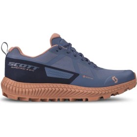 Resim Salomon Scott Supertrac 3 Gtx Kadın Patika Koşu Ayakkabısı-Mavi 
