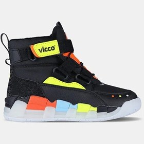 Resim Vicco Lesi 946.p24k.426 Phlon Hafif Taban İçi Polar Çocuk Spor Bot Siyah Siyah 