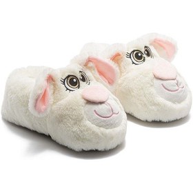 Resim Raby Kadın Hayvanlı Panduf Beyaz 36/41-2996 Beyaz 