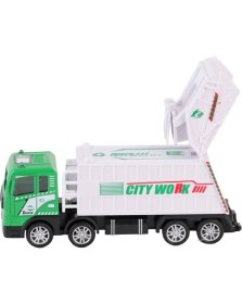 Resim YH-711-57A Sürtmeli Metal 1:50 Çöp Kamyonu 