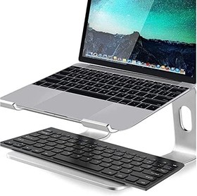 Resim Hobimtek M5 Alüminyum Ergonomik Katlanır Macbook Bilgisayar Standı Bilgisayar Yükseltici 10 –17 inç 