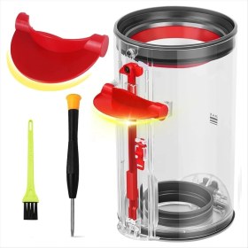 Resim Explosion1 Dyson V10 SV12 Vakum Temizleyici Aksesuarları Için Toz Konteyner Yedek Parçaları Tornavida ile Toz Toplama Kovası (Yurt Dışından) 
