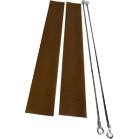 Resim 40 cm Poşet Ağzı Kapama Makinesi Yedek Parça Seti - 2 Adet Tel ve 2 Adet Teflon 
