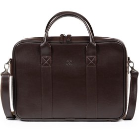 Resim Necati Çanta Macbook Organizer Laptop Evrak Çantası 15.6" & 16" Inç Kahverengi 