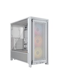 Resim Corsaır Frame 4000d Rs Mid-tower Argb Fanlı Cc-9011297-ww Beyaz Bilgisayar Kasası 