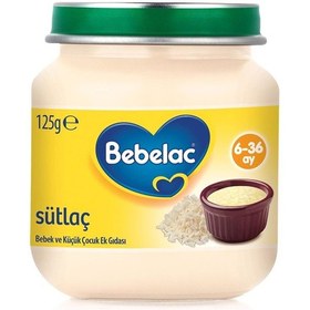 Resim Bebelac Sütlaç Kavanoz Maması 125 G 