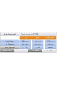 Resim Sembol Plastik Pimli Avadanlık Pa550 Sarı 