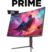 Resim Rampage Prime PR27R165QC 27 165Hz 1ms Csot Va Qhd 2k Freesync Rgb Pivot Pc Curved Oyuncu Monitörü 