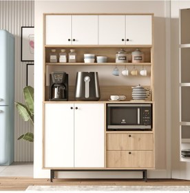 Resim Lounge Kahve Köşesi Çok Amaçlı Dolap Mutfak Dolabı Le5-sw 