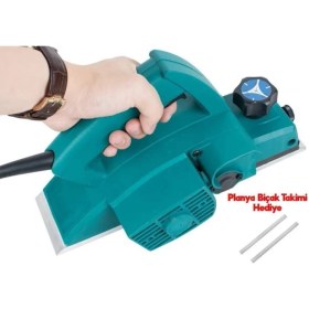 Resim Sjs Metal Sanzıman 3000 W Çift Bıçaklı Professional Planya Makinası 