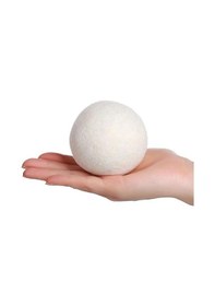 Resim 6 Adet Yünlü Çamaşır Kurutma Topları Krem 