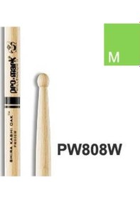 Resim Promark Pw808w Japanese Oak 808 Wood Tip Drumsticks Standart Bag 