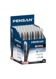 Resim Pensan Büro Tükenmez Kalem 1Mm 2270 Siyah 50'Li 