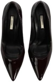 Resim Desa Kadın Bordo Deri Stiletto 37509, 38 