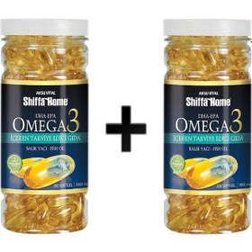Resim 2 Ad. Aksu Vital Shiffa Home Omega 3 Balık Yağı 200Kapsül 1000Mg 
