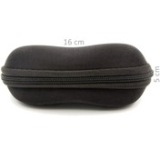 Resim Genel Markalar Siyah Fermuarlı Gözlük Kılıfı 