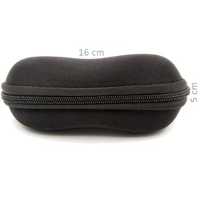 Resim Genel Markalar Siyah Fermuarlı Gözlük Kılıfı 