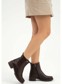 Resim Tamer Tanca Kadın Hakiki Deri Kahverengi Floter Casual Bot 33 Tnc1997 Bn Bot Sk22/23 Kahve Floter Kahverengi 