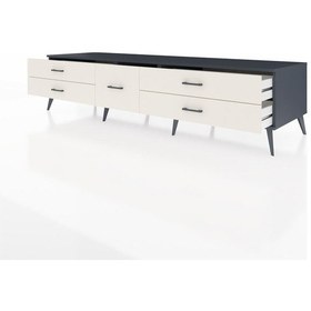 Resim Kronos Tv Ünitesi 5 Çekmeceli 220x59x51 Antrasit-aytaşı Aytası/aytası - Antrasıt 
