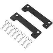 Resim Folinda Tamiya Tt01 Xv01 Rc Araba İçin Karbon Fiber Gizli Kasa Sütunu Sabit Plakası - 2 Adet Bjm549 