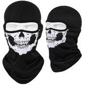 Resim Xrider Uzun Kurukafa Desen Balaklava Çok Renkli 