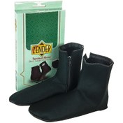 Resim Deri Tabanlı Termal Mest - Suni Deri - Fermuarlı Siyah 