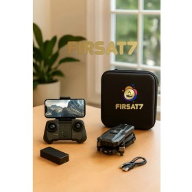 Resim Drone A13 4K Çift Kameralı Katlanabilir Drone Fpv Wifi Brushless Motor Akıllı Engel Kaçınma 2000MAH 