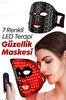 Resim Sheland Pro Kumandalı 7 Renk Led Yüz Maskesi Esnek Silikon Yüz Şekline Göre Şekillenen Yüz Maskesi 