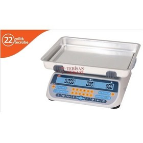 Resim Srp Lcd 15 KG x 2 - 5 Gr Fiyat Hesaplamalı Terazi 