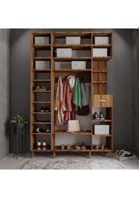 Resim Açelya Portmanto Vestiyer Ceviz140 CM M11 