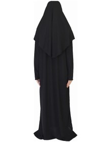 Resim Zehranaz Namaz Elbisesi Siyah Fermuarsız Namaz Elbisesi Siyah 