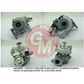 Resim Gua 40652 Turbosarj Nıssan R9m Qashqaı 1,6 Dcı 13 J11 X-traıl 1.6 Dcı T32 , Renault R9m Megane Iıı Fluence Traf 