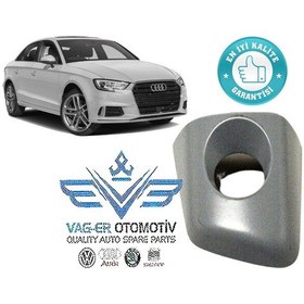 Resim Audi A3 Sedan Ön Sol Dış Kapı Kolu Kapağı Bademi 8V1837879A 