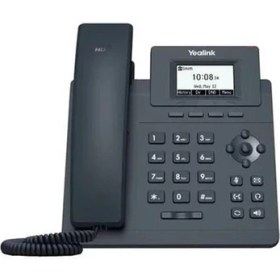 Resim Yealink SIP-T30 Masa Telefonu Adaptörlü LCD Ekranlı Şık Tasarım Siyah-Gri 