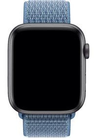 Resim Apple Watch Uyumlu Spor Loop Kordon Pastel Mavi - 38 - 40 - 41 - (42-Watch-10 - 11)mm M/L 
