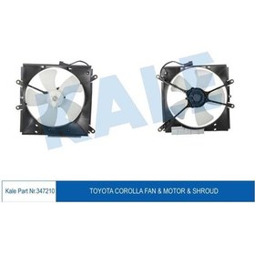 Resim Fan Motoru Davlumbazli Toyota Corolla Uyumlu 1.3/1.6 Ae101 Kasa 504646570 