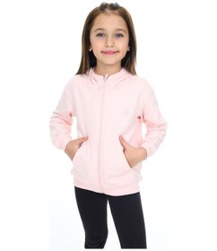 Resim Toontoy Kız Çocuk Nakışlı Hırka Pudra 