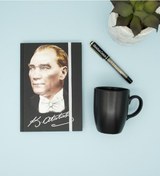 Resim Kişiye Özel Atatürk Hediye Seti Gümüş Kalem 