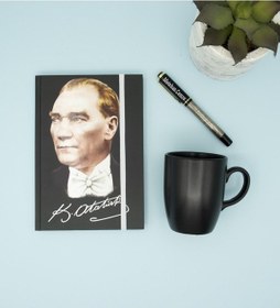 Resim Kişiye Özel Atatürk Hediye Seti Gümüş Kalem 