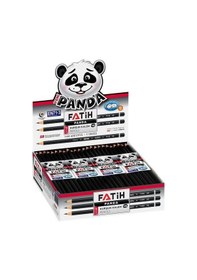 Resim Fatih Kurşun Kalem Panda Yuvarlak 12'li Paket Çok Renkli 