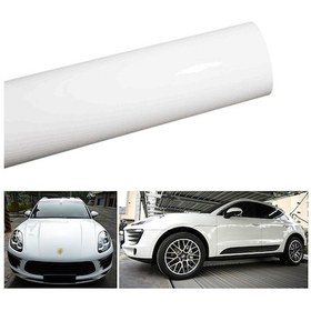 Resim Araba Gövde Koruyucu Parlak Vinyl Filmi - 152x30 Cm Beyaz, Çizik Ve Pas Koruma, Estetik Artırıcı Otomobil Sticker 
