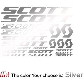 Resim Gümüş-l 44cm X 30cm-scott Bisiklet Çerçeveleri İçin Özel Şeffaf Taşıma Membranı Yırtılmaz Çıkartmalar, Bisiklet Sür 