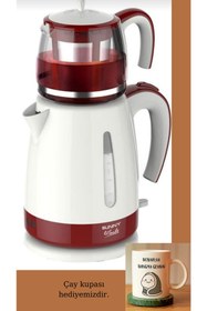 Resim Sunny Lateafe Elektrikli 1500 W Cam Üstü Çay Makinası Ve Kettle 