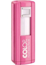 Resim Colop Cep20 Kaşe Pembe Kasa Siyah Keçe - 14 x 38 MM 