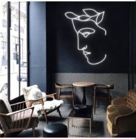 Resim Neon Led Işık Cezar Gece Lambası Renkli 