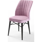 Resim Canisa Concept Flex Serisi Gürgen Ayaklı 4 Adet Sandalye / Siyah Gürgen Ayaklı 